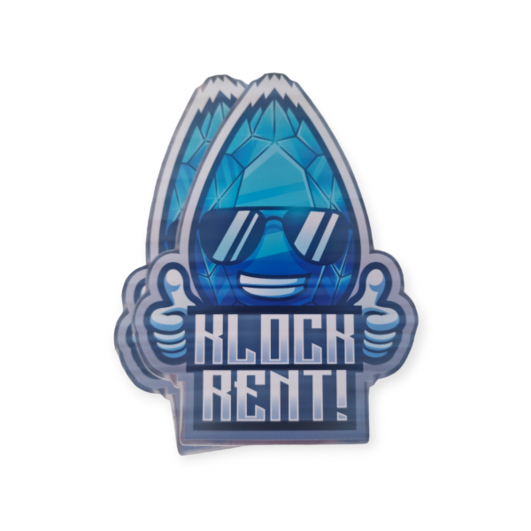 KLOCKRENT Stickers (2-pack)