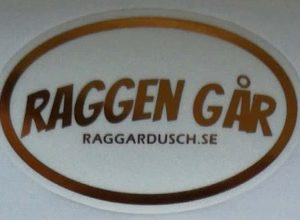 Raggen går stickers (2-pack)