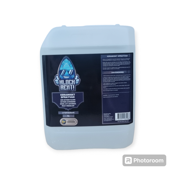 KLOCKRENT! Keramiskt Sprayvax 5L