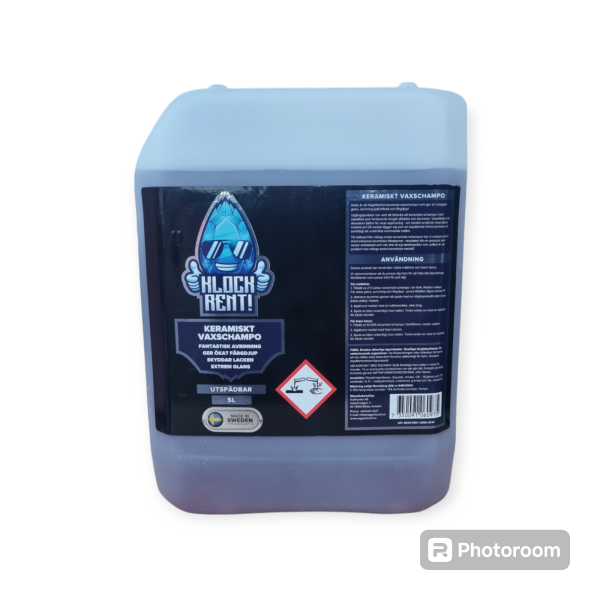 KLOCKRENT! Keramiskt Vaxschampo 5L