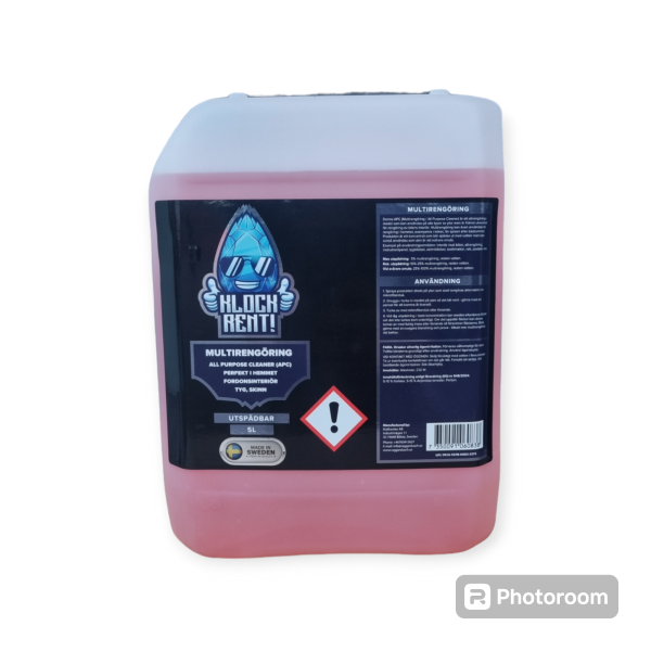 KLOCKRENT! Multirengöring 5L